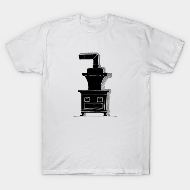 Old Stove T-Shirt by PrintablesPassions